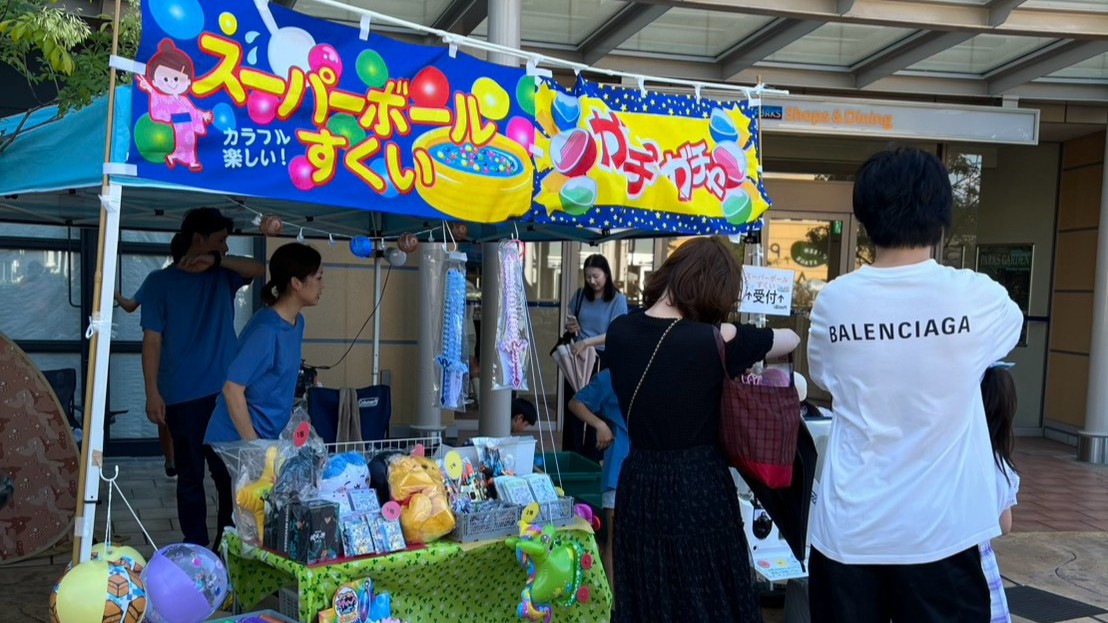 キッズガーデンフェスタの縁日コーナー